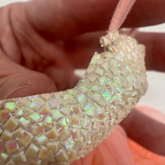 1984 Barbie Peaches N Cream Fashion Dress Doll Outfit Boa Corset Tulle Skirt - Picture 4 of 9